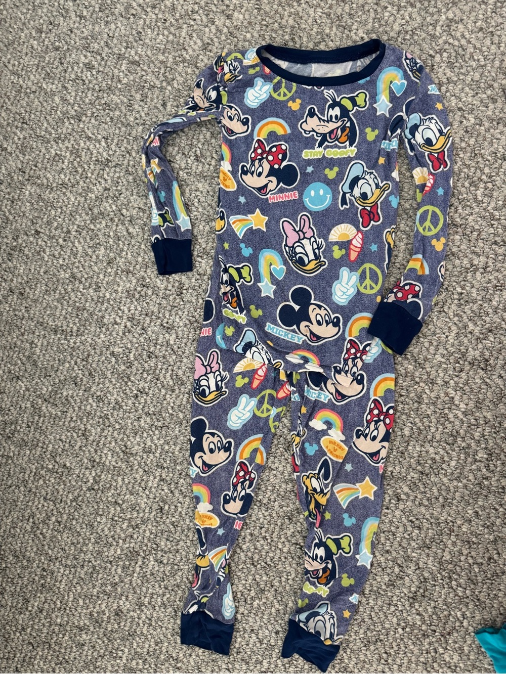 Disney little sleepies bamboo pjs